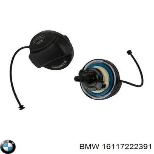 Korek wlewu paliwa BMW 16117222391
