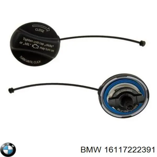 Korek wlewu paliwa BMW 16117222391 cena, od 34,93 USD