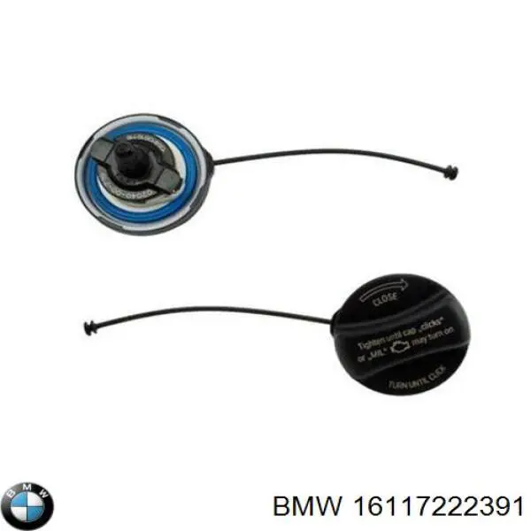Korek wlewu paliwa BMW 16117222391 cena, od 34,93 USD