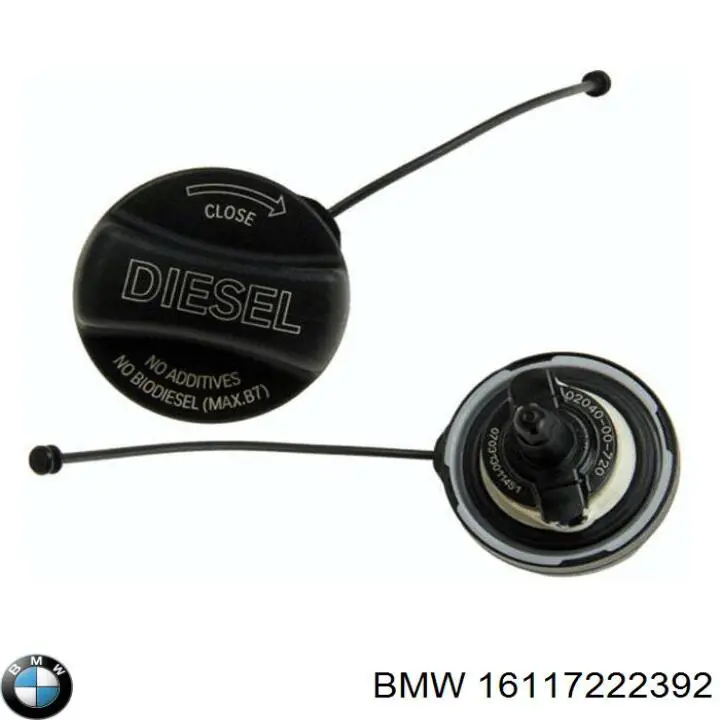 16117222392 BMW Korek wlewu paliwa