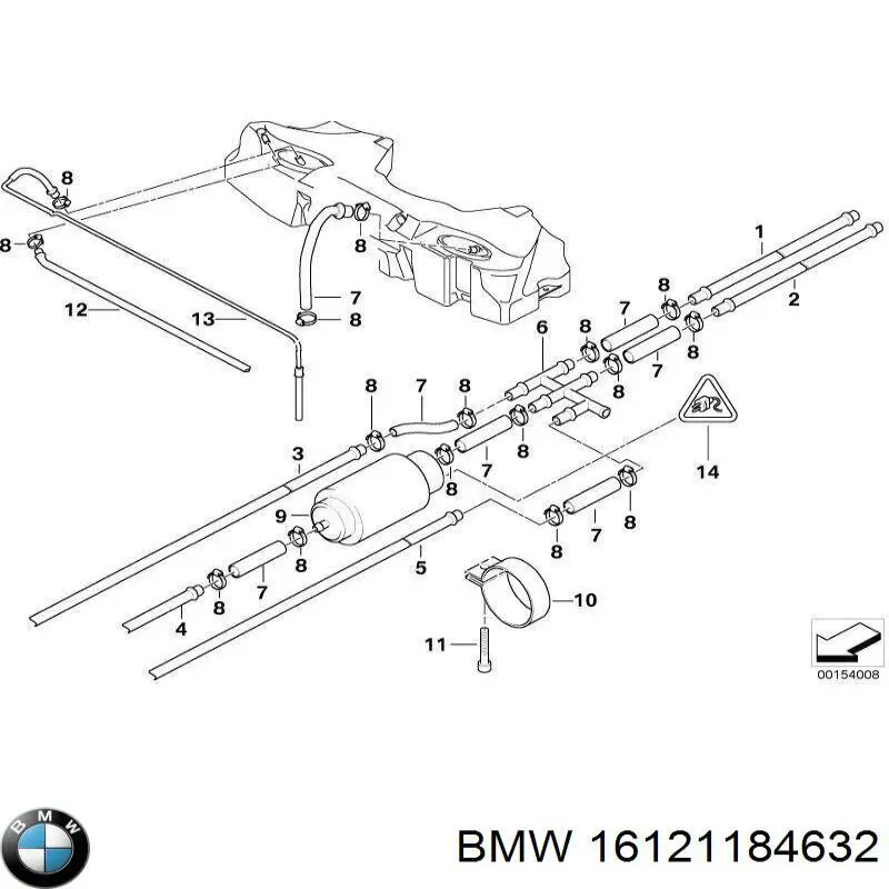 16121184632 BMW 