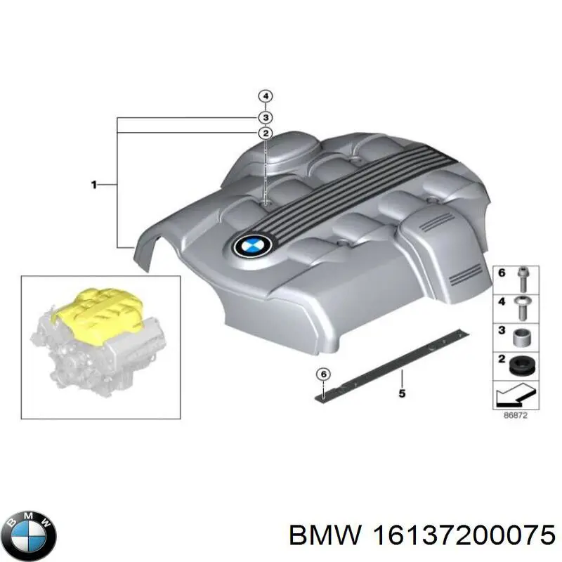 Do koszyka 16137200075 BMW Filtr paliwa