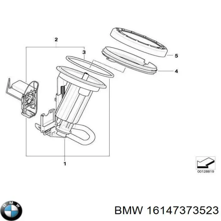 Moduł pompy paliwowej z czujnikiem poziomu paliwa BMW 16147373523 cena, od 17,43 USD