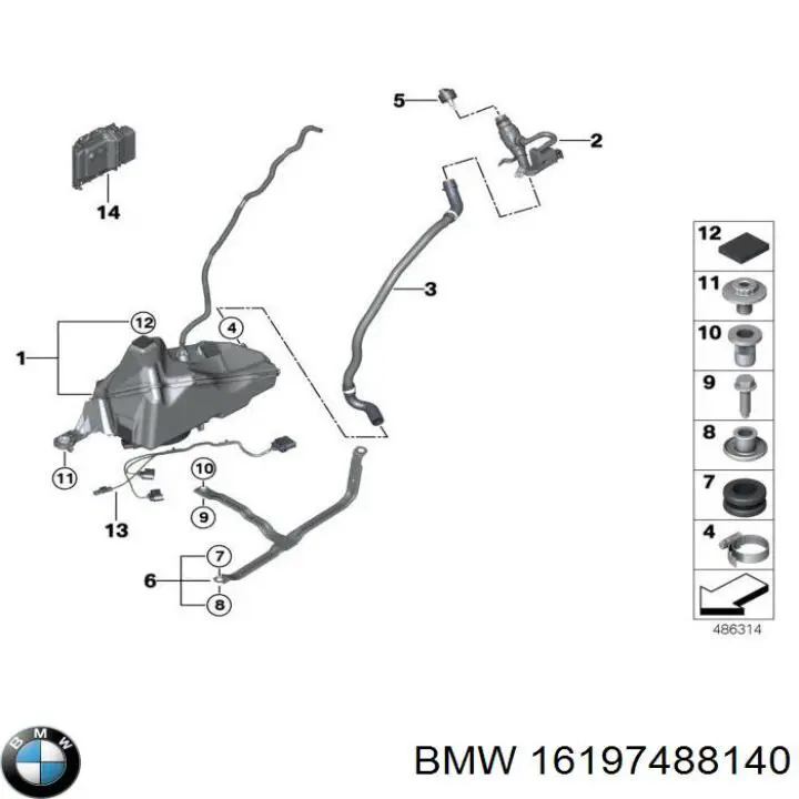 Do koszyka 16197488140 BMW Sterownik AD BLUE