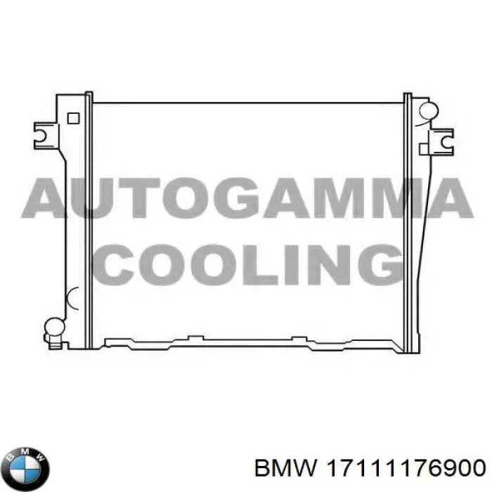 Do koszyka 17111176900 BMW Chłodnica silnika