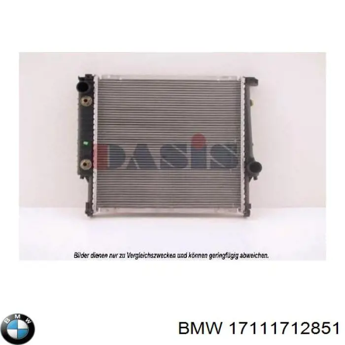 Do koszyka 17111712851 BMW Chłodnica silnika