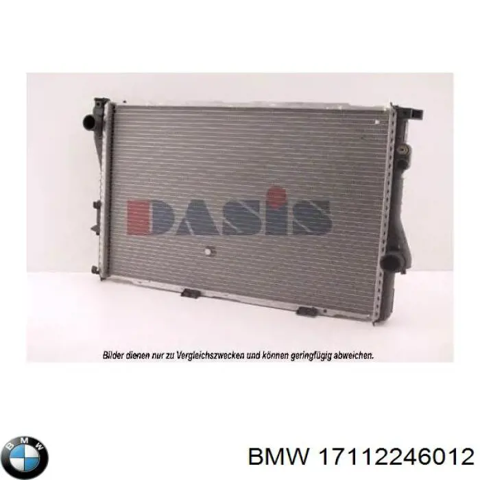 17112246012 BMW Chłodnica silnika