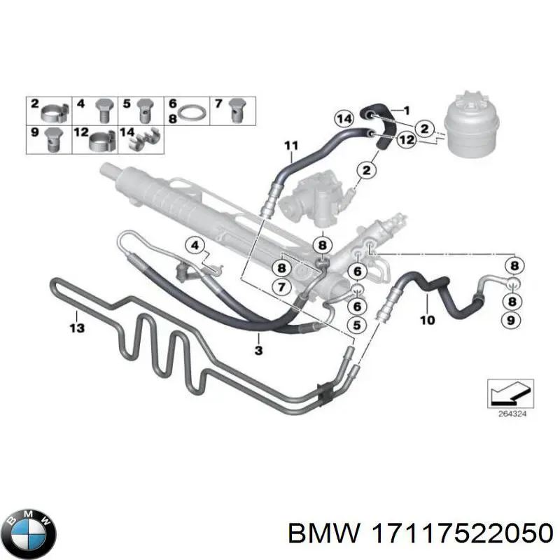 Chłodnica wspomagania hydraulicznego do BMW X1 (E84)