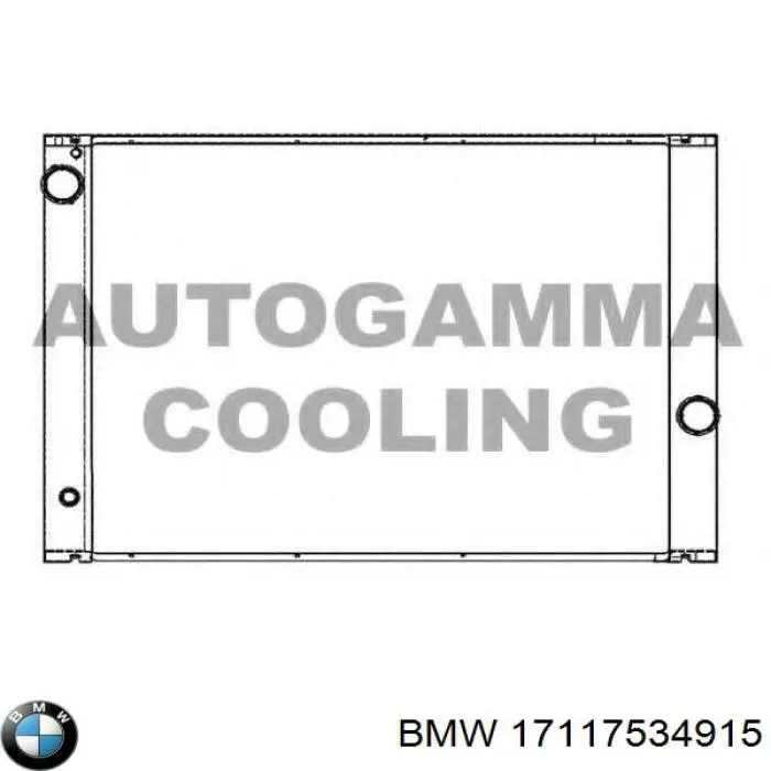 Chłodnica silnika BMW 17117534915 cena, od 194,39 USD