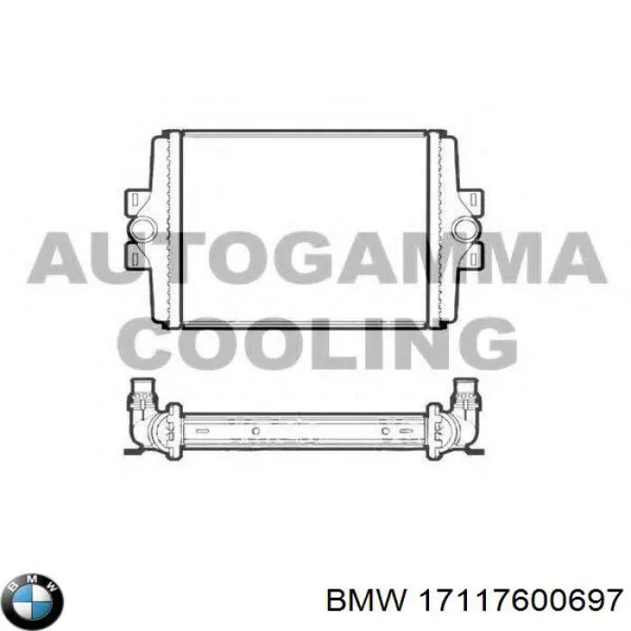 Do koszyka 17117600697 BMW Chłodnica silnika dodatkowa