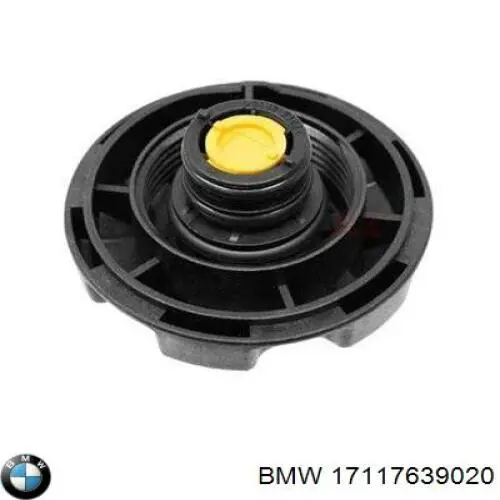 Pokrywa (korek) zbiornika wyrównawczego BMW 17117639020 cena, od 13,13 USD