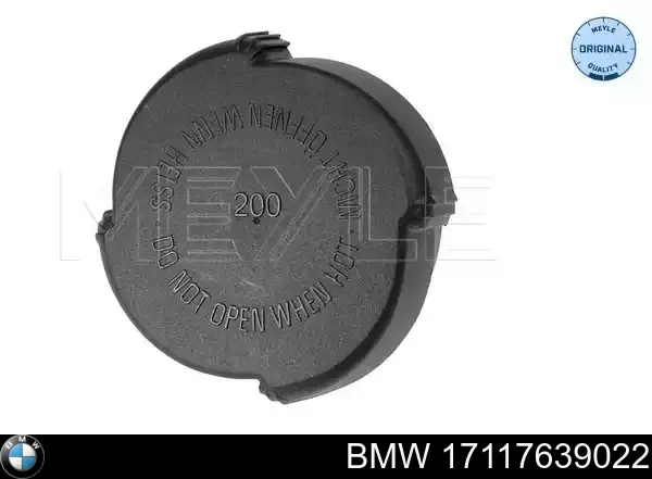 Do koszyka 17117639022 BMW Pokrywa (korek) chłodnicy