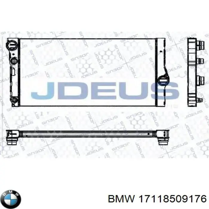 17118509176 BMW chłodnica silnika