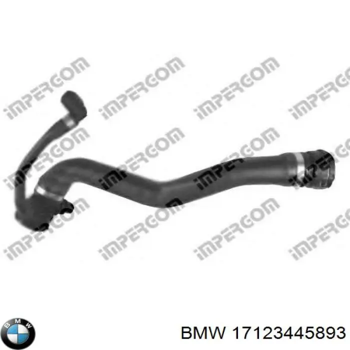 Przewód (króciec) chłodnicy górny BMW 17123445893 cena, od 63,70 USD