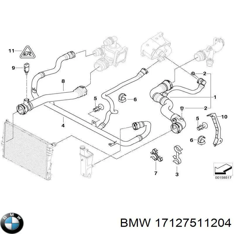  BMW 17127511204 cena, od 83,16 USD