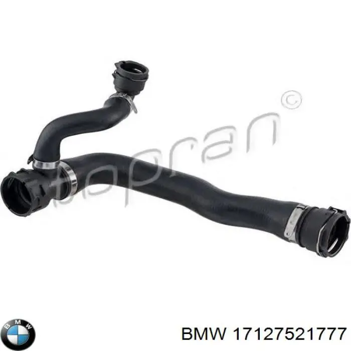 Do koszyka 17127521777 BMW Przewód (króciec) chłodnicy górny