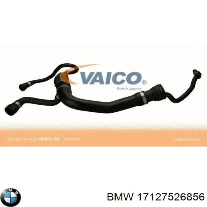 Przewód (króciec) chłodnicy górny BMW 17127526856 cena, od 64,07 USD