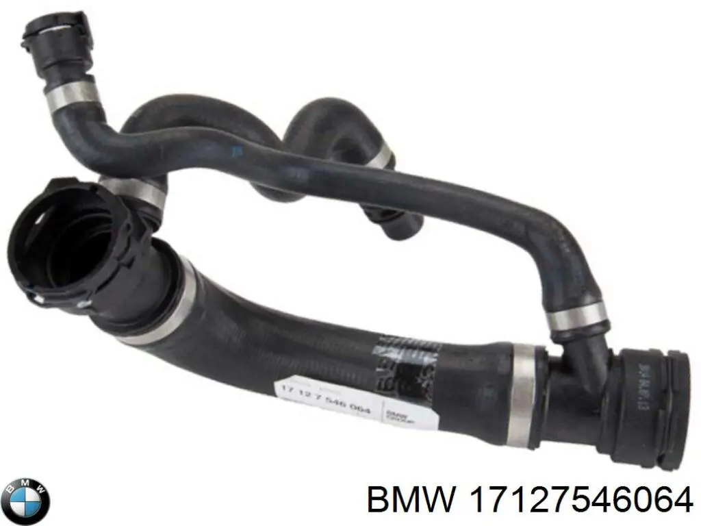 Do koszyka 17127546064 BMW Przewód (króciec) chłodnicy górny