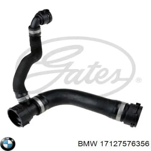 Przewód (króciec) chłodnicy górny BMW 17127576356 cena, od 39,72 USD