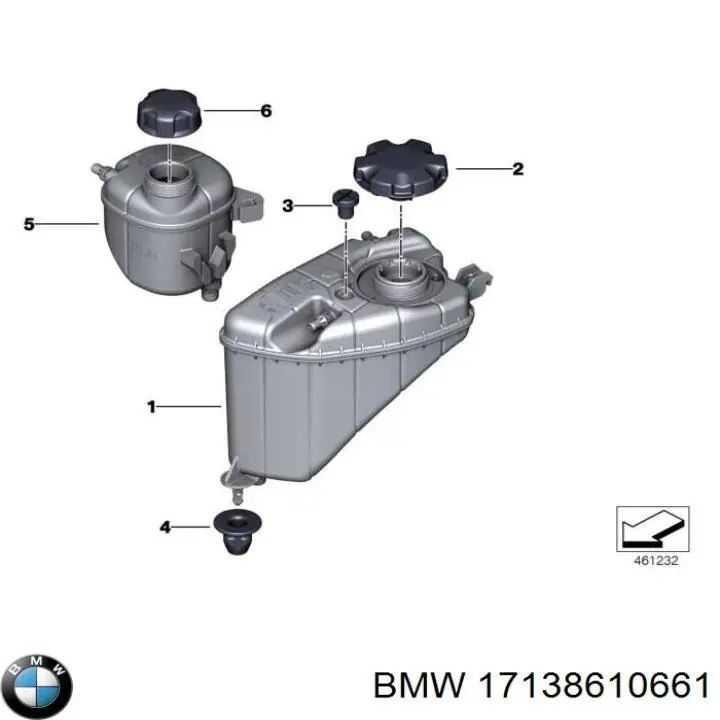 Zbiorniczek wyrównawczy układu chłodzenia do BMW X7 (G07)