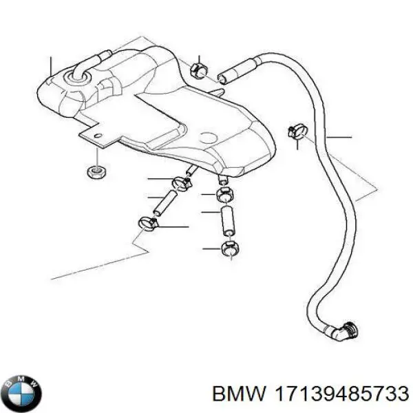 Zbiorniczek wyrównawczy układu chłodzenia BMW 17139485733 cena, od 59,48 USD