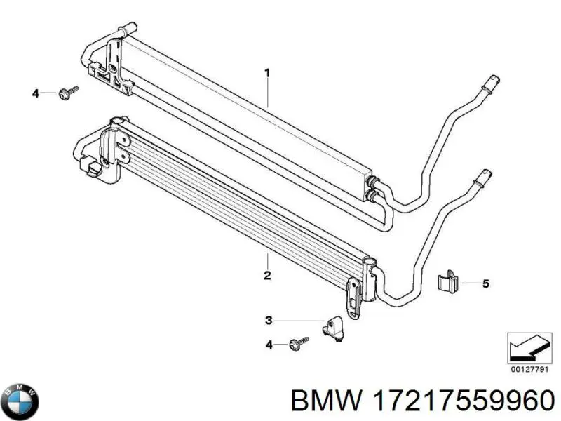 Chłodnica wspomagania hydraulicznego BMW 17217559960 cena, od 88,12 USD