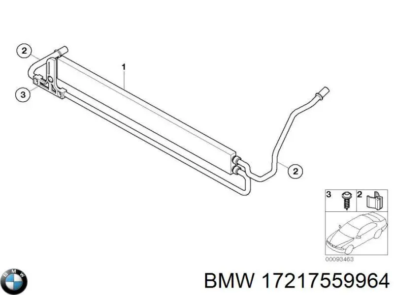 Chłodnica wspomagania hydraulicznego do BMW 7 (E65, E66, E67)