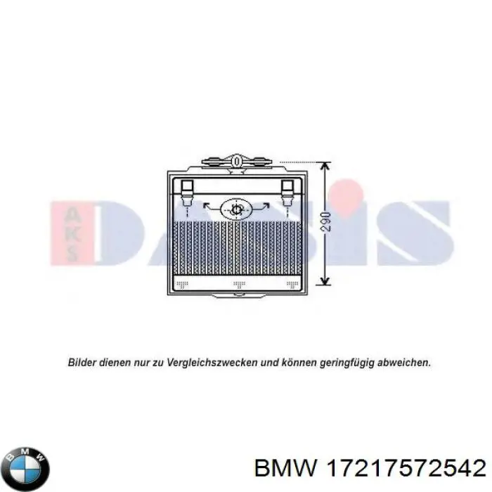 17217572542 BMW Chłodnica oleju