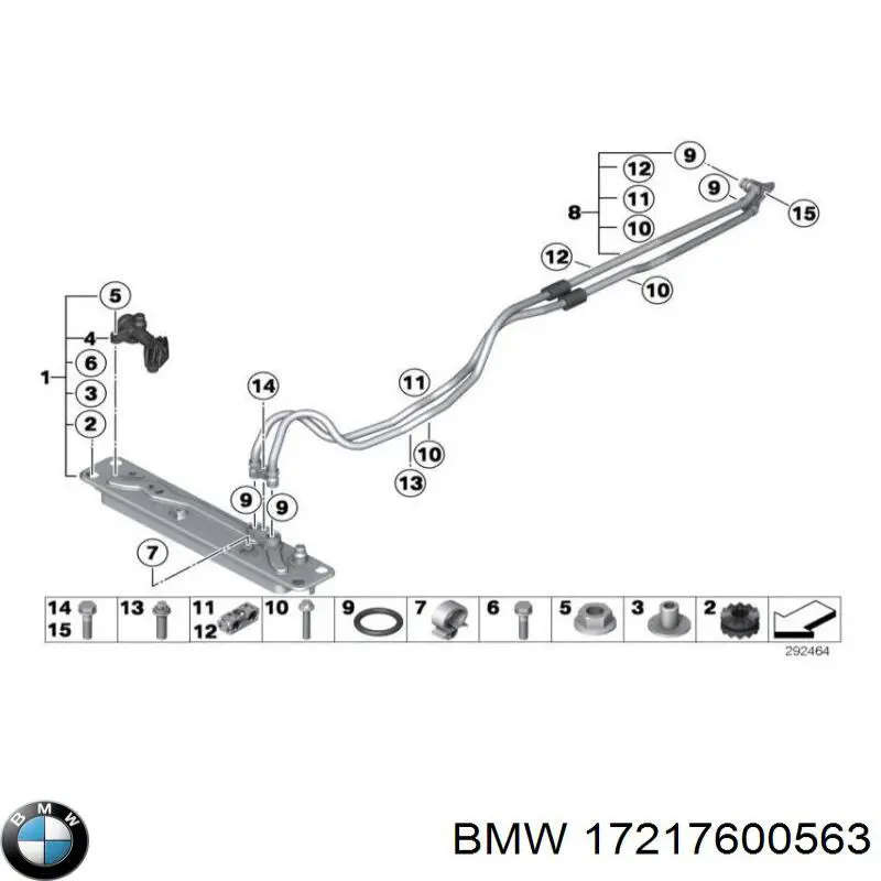 Termostat chłodzenia oleju automatycznej skrzyni biegów BMW 17217600563 cena, od 135,11 USD