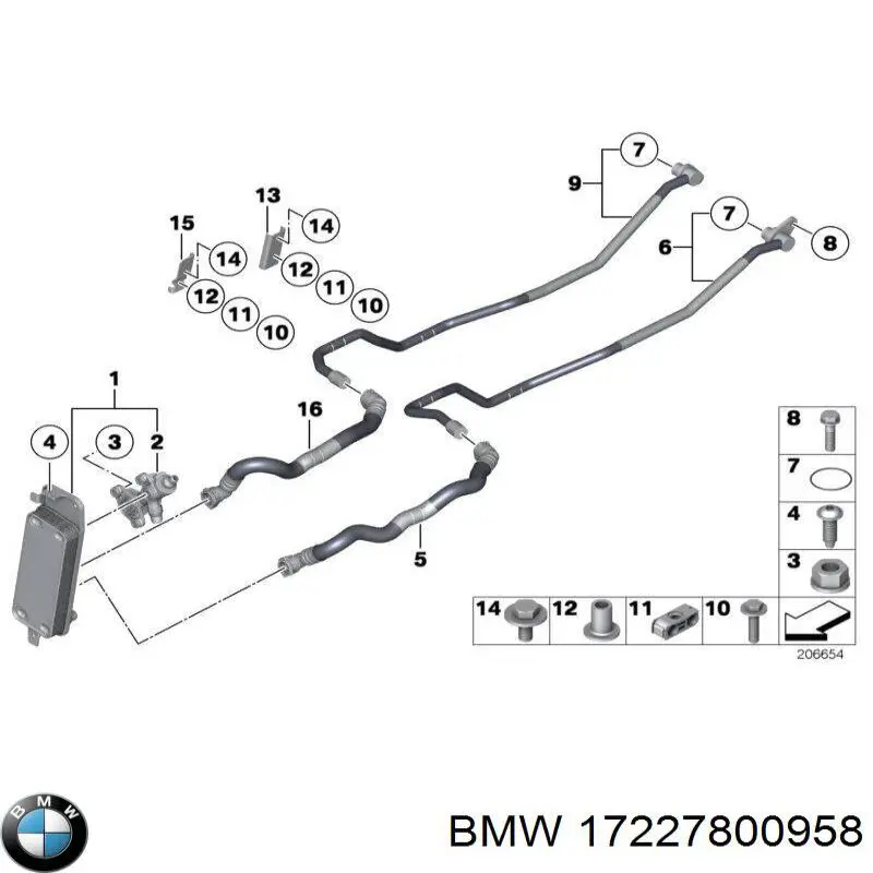 Uszczelka korka wlewu oleju BMW 17227800958 cena, od 6,50 USD
