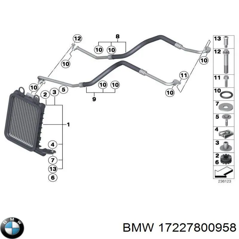 Uszczelka korka wlewu oleju BMW 17227800958 cena, od 6,32 USD