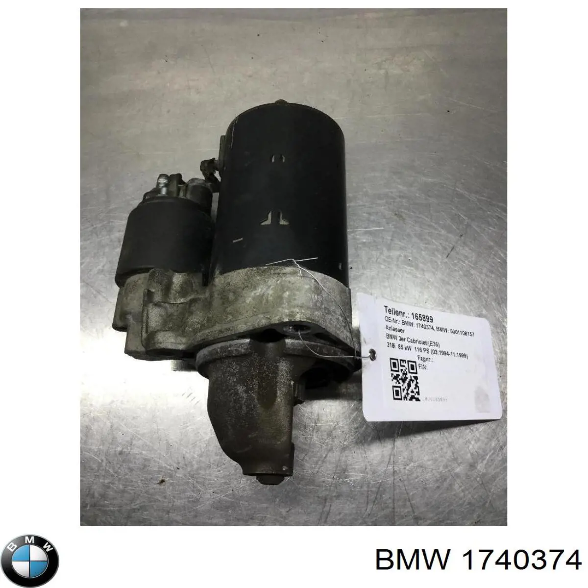 Do koszyka 1740374 BMW Rozrusznik