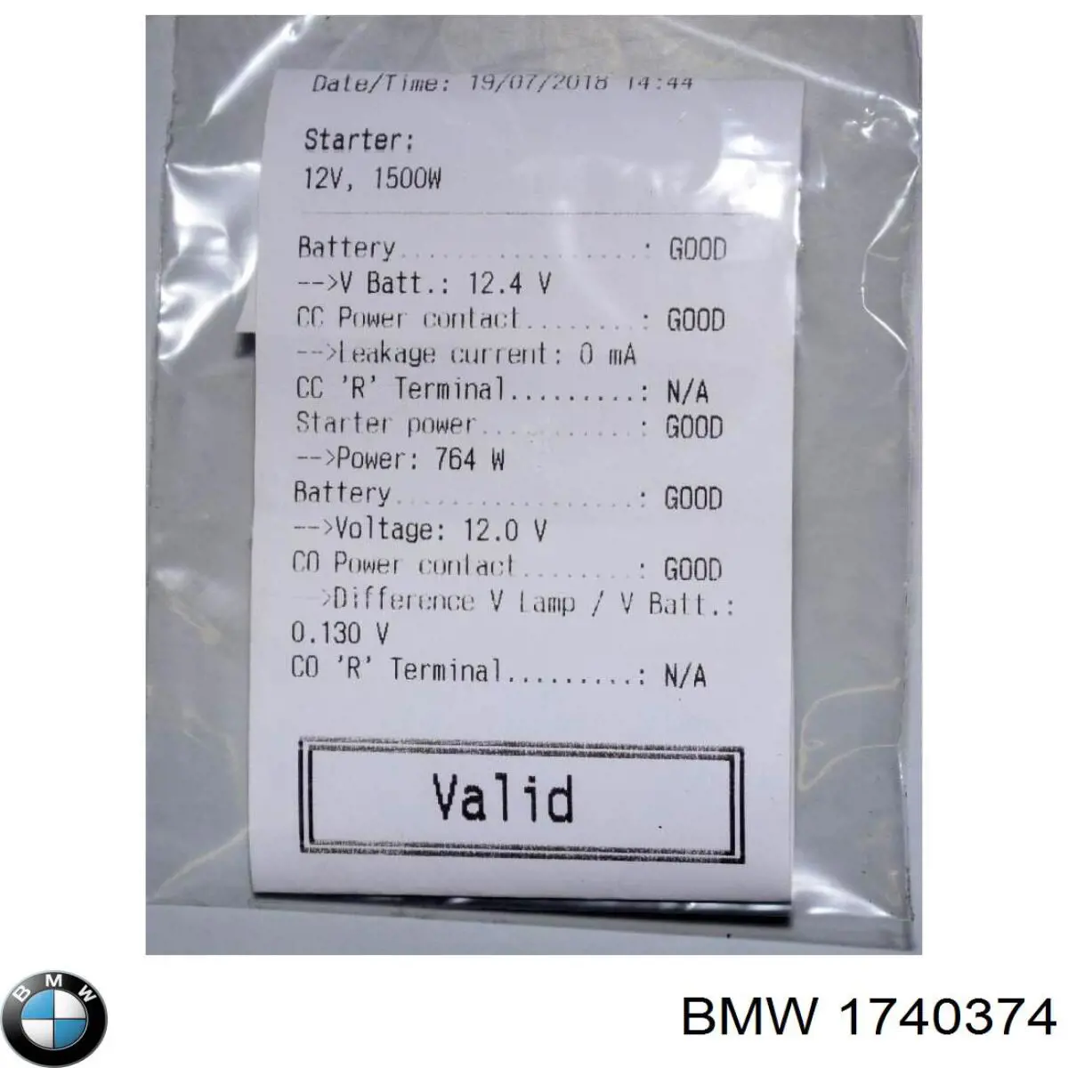 Rozrusznik 1740374 BMW