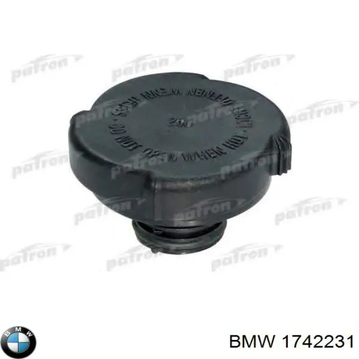 Pokrywa (korek) chłodnicy BMW 1742231 cena, od 7,93 USD