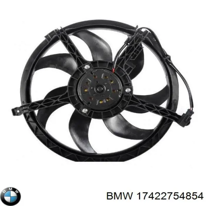 Dyfuzor chłodnicy, w komplecie z silnikiem i wirnikiem BMW 17422754854 cena, od 120,88 USD