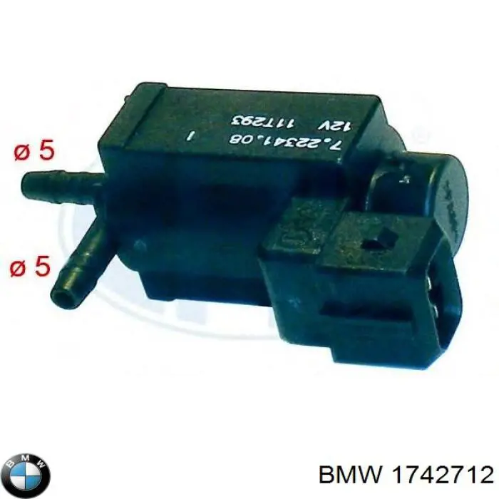 1742712 BMW Zawór elektromagnetyczny regulacji klapy EGR