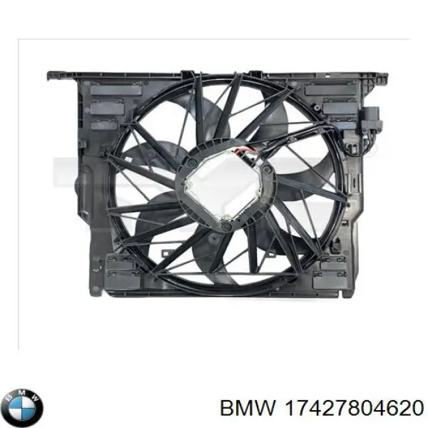 17427804620 BMW Wentylator elektryczny układu chłodzenia kompletny (silnik+wirnik)
