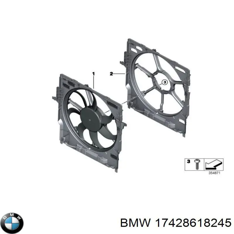 Dyfuzor chłodnicy do BMW X6 (E71)