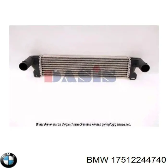 Chłodnica intercoolera 17512244740 BMW