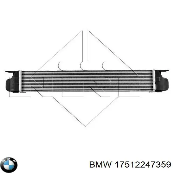 Do koszyka 17512247359 BMW Chłodnica intercoolera