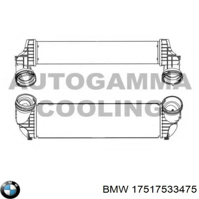 17517533475 BMW Chłodnica intercoolera