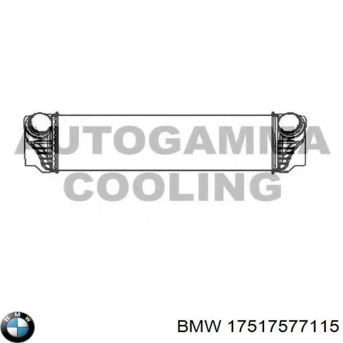 Chłodnica intercoolera BMW 17517577115 cena, od 163,52 USD