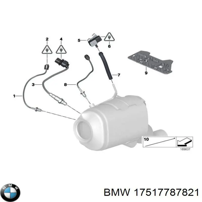 Do koszyka 17517787821 BMW Obejma króćca intercoolera