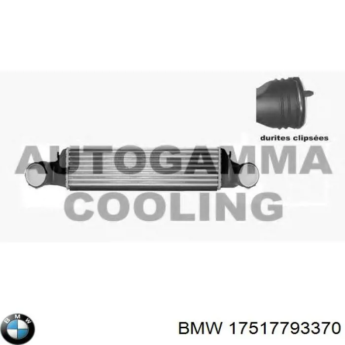 Do koszyka 17517793370 BMW Chłodnica intercoolera