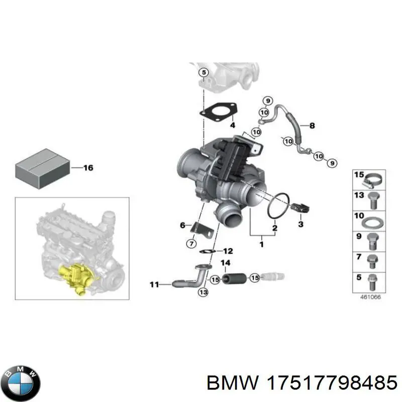 Obejma króćca intercoolera BMW 17517798485 cena, od 5,40 USD