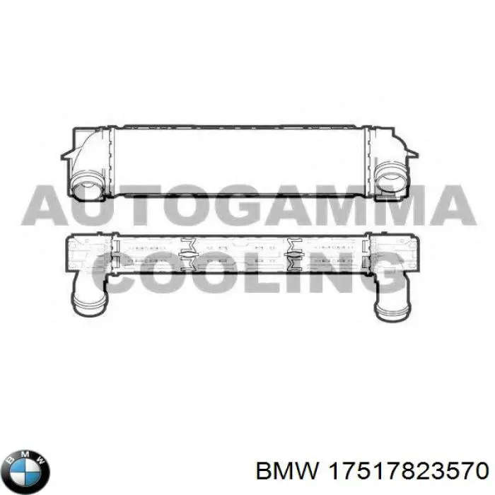 17517823570 BMW Chłodnica intercoolera