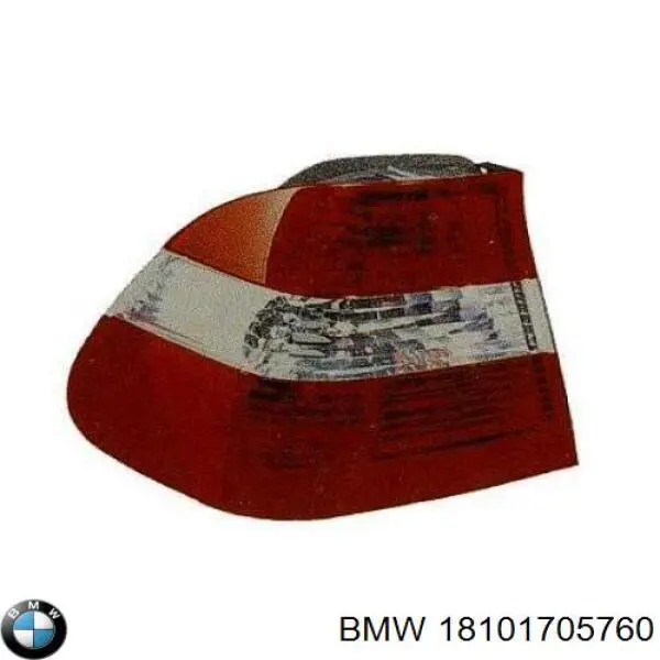 Do koszyka 18101705760 BMW Tłumik, tylna część