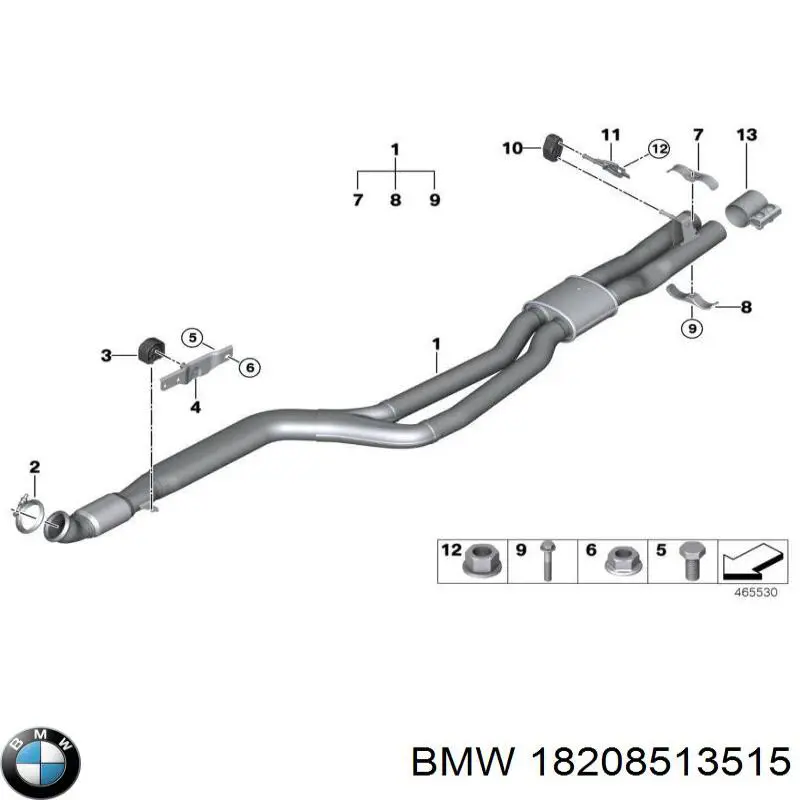 Poduszka mocowania tłumika BMW 18208513515 cena, od 12,38 USD