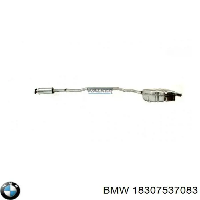 Tłumik, tylna część BMW 18307537083 cena, od 46,30 USD