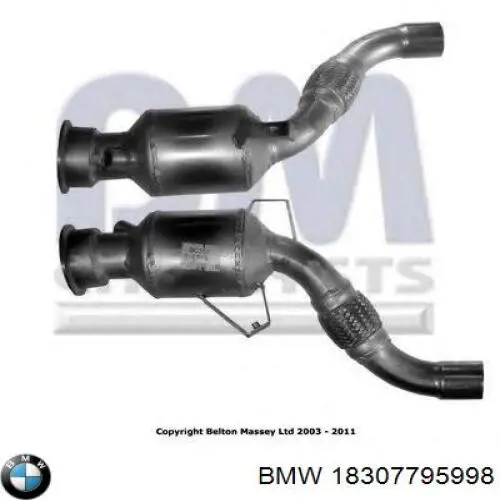 18307795998 BMW Konwerter-katalizator
